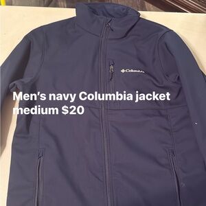 Columbia Dark Blue Softshell Jacket